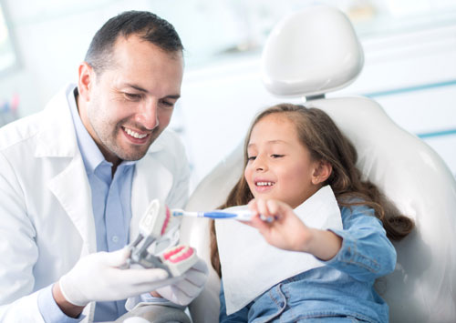dentist and girl